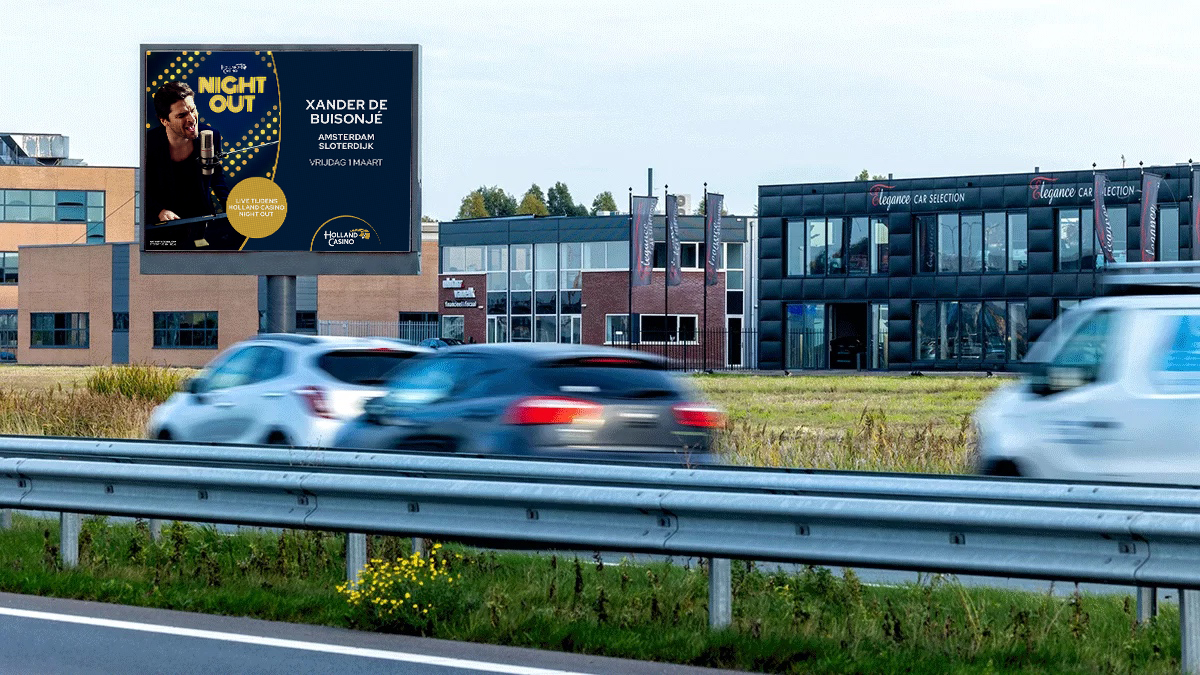 Buitenreclame in Amsterdam